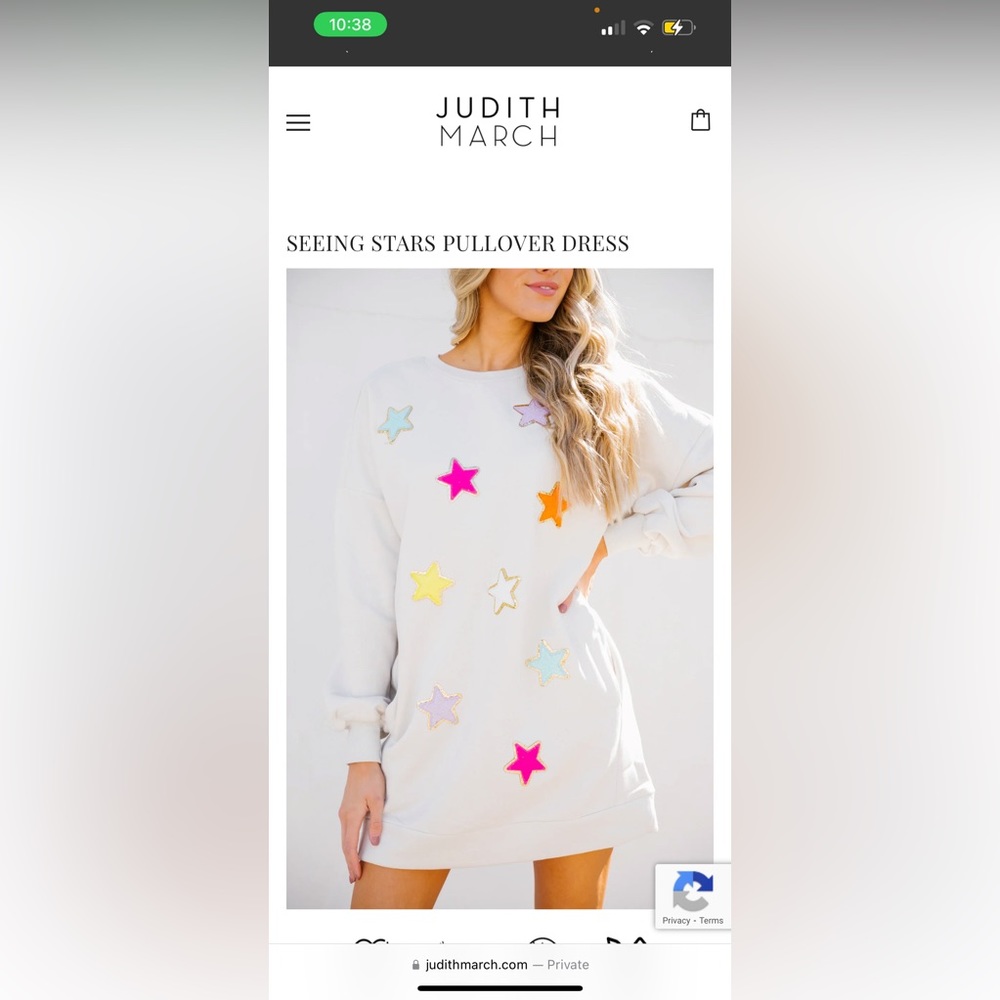 Judith March size L. Sweatshirt material. Worn once Paid $150